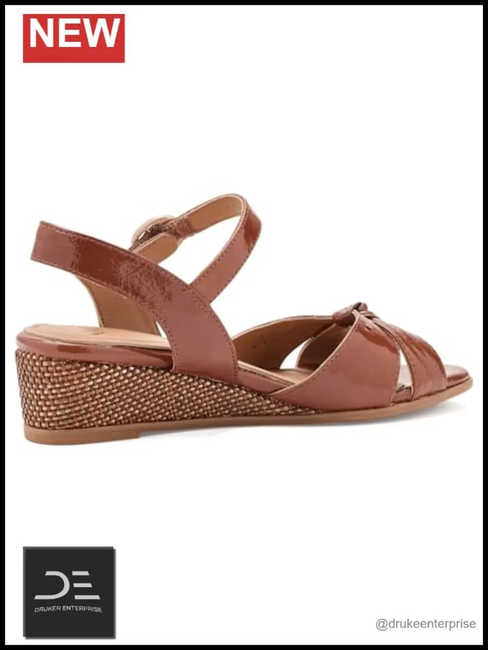 Leather Ankle Strap Wedge Sandals Platform Comfort